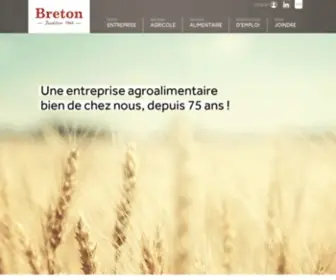 Bretontradition.com(Breton Tradition 1944 Entreprise secteur agricole et alimentaire) Screenshot