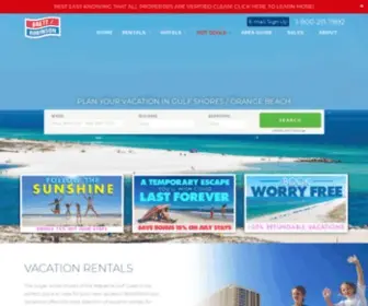 Brett-Robinson.com(Gulf Shores Orange Beach Vacation Rentals) Screenshot