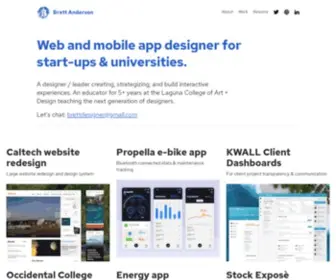 Brettanderson.design(Brett Anderson) Screenshot