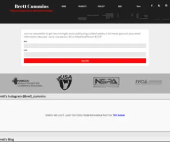 Brettcumminstraining.com(Brett Cummins Training) Screenshot