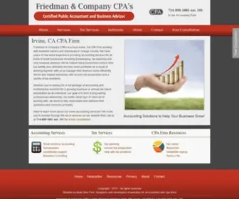 BrettfriedmancPa.com(Friedman & Company CPA's) Screenshot