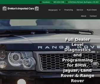 Brettons.com(Bretton's Imported Cars Inc) Screenshot