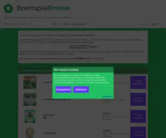 Brettspielpreise.de(Finden Sie die besten Angebote für Brett) Screenshot