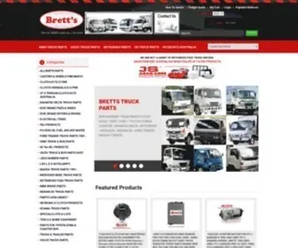Brettstruck.com.au(Brett's Truck Parts & All Filters) Screenshot