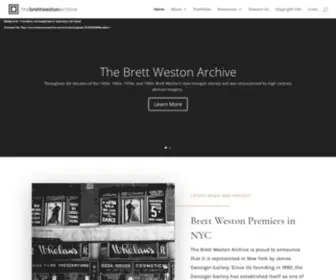 Brettwestonarchive.com(The Brett Weston Archive) Screenshot