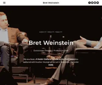 Bretweinstein.net(Dr. bret weinstein) Screenshot