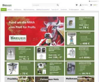 Breuer-Versand.de(Milchschlauch für Melkmaschinen) Screenshot