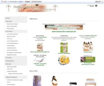 Breuss-Dorn-Shop.de(Natural Spinal Care®) Screenshot