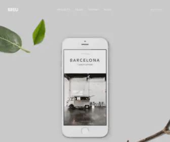 Breustudio.com(Graphic Design and Digital Communication Studio from Barcelona) Screenshot