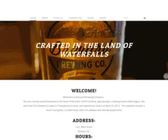 Brevard-Brewing.com(Brevard Brewing Company) Screenshot