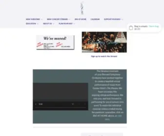 Brevardsymphony.com(BSO) Screenshot