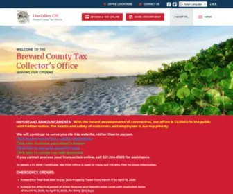 Brevardtaxcollector.com(Brevard County Tax Collector) Screenshot