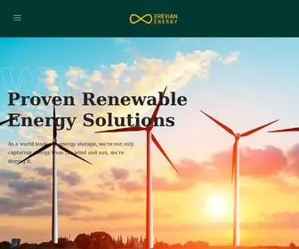 Brevianenergy.com(Brevian Energy storage) Screenshot