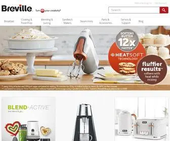 Breville.co.uk(High Quality Small Kitchen & Cooking Appliances) Screenshot