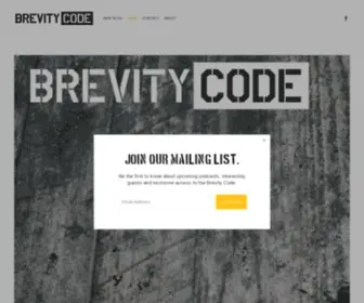 Brevitycode.com(Brevity Code) Screenshot