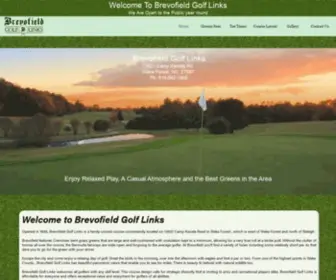 Brevofieldgolf.com(Brevofield Golf Course) Screenshot