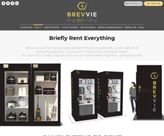 Brevvie.com(Brevvie stands for Briefly Rent Everything. We rent awesome products) Screenshot