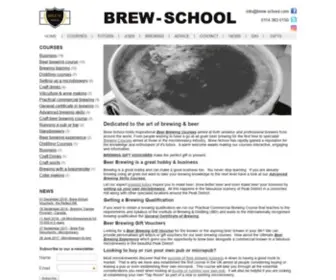 Brew-School.com(Beer brewing courses) Screenshot