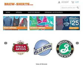 Brew-Shirts.com(Beer Shirts) Screenshot