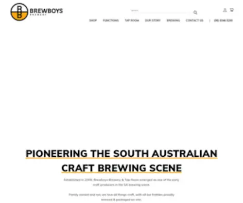 Brewboys.com.au(Local) Screenshot