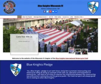 Brewcityknights.com(Blue Knights Wisconsin VI) Screenshot