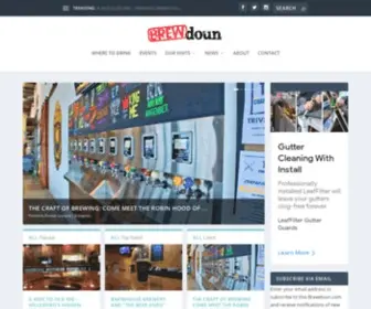 Brewdoun.com(Distilleries and Cideries News and Happenings) Screenshot