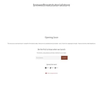 BrewedtreatstutorialStore.com(brewedtreatstutorialstore) Screenshot