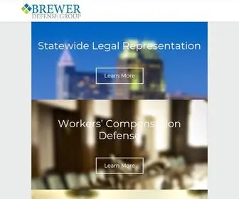 Brewerdefense.com(Compensation defense across North Carolina) Screenshot