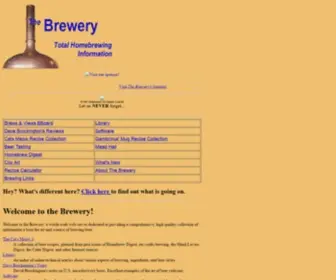 Brewery.org(Homebrew beer homebrewed beer homebrewing) Screenshot
