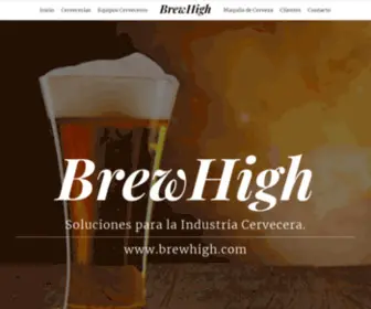 Brewhigh.com(Soluciones para la Industria Cervecera) Screenshot