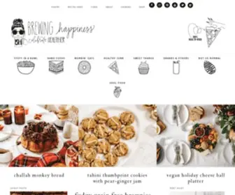 Brewinghappiness.com(Healthy, Easy, & Delicious Recipes for Every Lifestyle) Screenshot