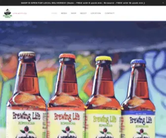 Brewinglifemiami.com(Brewing Life Kombucha) Screenshot