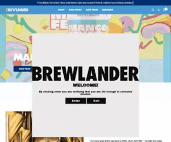 Brewlander.com(Singapore's Leading Craft Beer) Screenshot