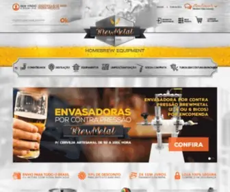 Brewmetal.com.br(Brewmetal equipamentos e conexões para cerveja artesanal) Screenshot