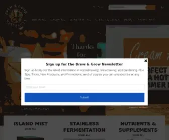 Brewngrow.com(Create an Ecommerce Website and Sell Online) Screenshot