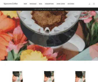 Brewsparrows.com(The Sparrows Coffee & Tea Newsstand) Screenshot
