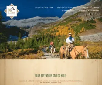 Brewsteradventures.com(Horseback Rides) Screenshot