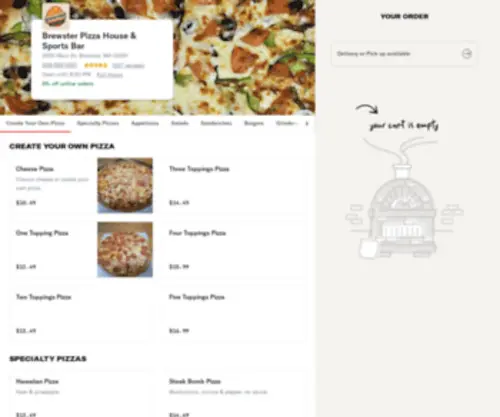 Brewsterpizzahousesportsbar.com(Brewsterpizzahousesportsbar) Screenshot
