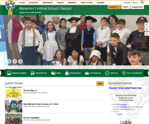Brewsterschools.org(Brewster Central School District) Screenshot