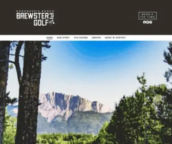 Brewstersgolf.com(Brewster’s Kananaskis Ranch Golf Course) Screenshot