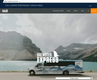 Brewstertransportation.com(Brewster Express) Screenshot