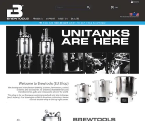 Brewtools.com(Brewtools EU) Screenshot