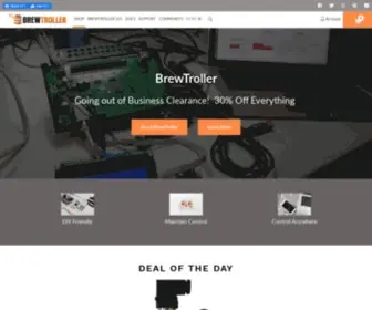 Brewtroller.com(Stress free and easy shopping experience. Simple and speedy service) Screenshot