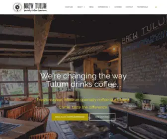 Brewtulum.com(Brew Tulum Specialty Coffee Experience) Screenshot