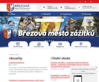 Brezova.cz(Březová nad Svitavou) Screenshot