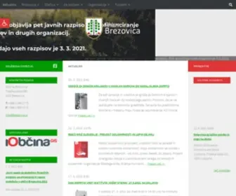 Brezovica.si(Občina Brezovica) Screenshot