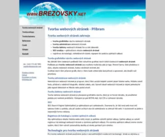 Brezovsky.net(Tvorba webových stránek) Screenshot