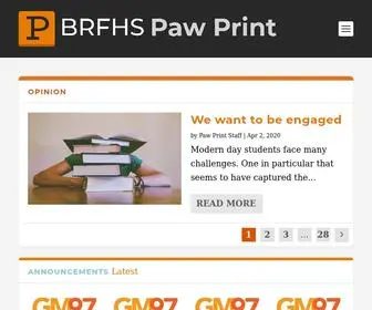 BRFHspawprint.com(Paw Print Online) Screenshot