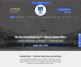 Brfieldhouse.com(Basketball Facility Nassau County) Screenshot