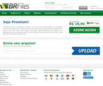 Brfiles.com(Armazenamento na nuvem e backup de arquivos) Screenshot